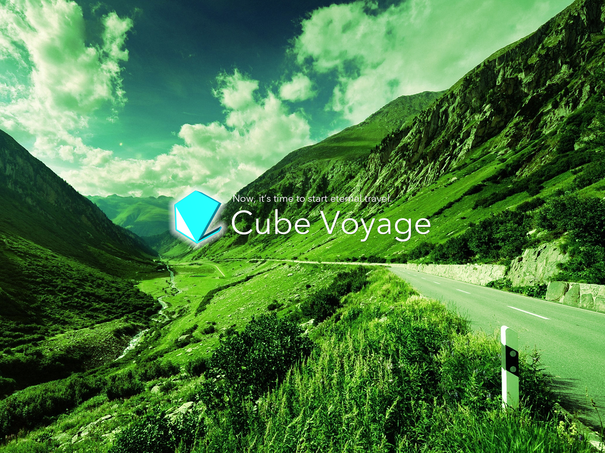 ロゴ 壁紙 Cube Voyage